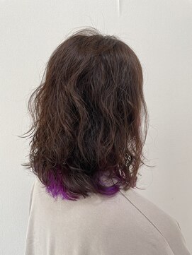 キーネヘアコレクション 個性引き立つインナーカラー