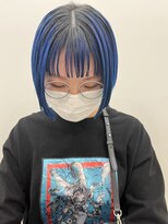 エンドリンク(endlink) オン眉×ブルーミニボブ