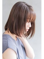 表参道roijir ナチュラルボブ×艶ブラウン