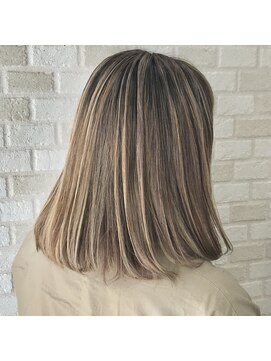 ヘアサロン キュー(hair salon Q) 白髪ぼかし
