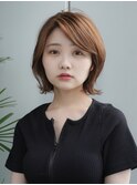 前髪なし外はねボブ20代30代40代【AIN.表参道】川原大地