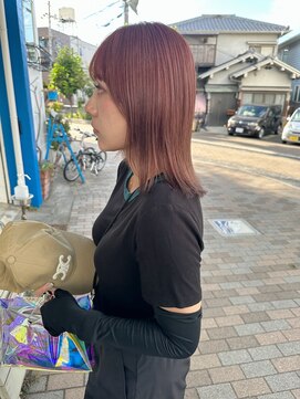 ヘアメイク アンジー(hair make anjii) ピンクベージュ