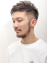 ルックグッドストア(LOOK GOOD STORE)&nbsp;束感ショートマッシュパーマウルフ波巻きハイライト317