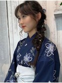 浴衣ヘアセット