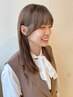 【藤原限定】顔まわりカット＋透明感カラー＋トリートメント ￥12650→￥8800