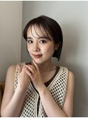 切りっぱなしボブ/姫カット/前髪/原宿神宮前
