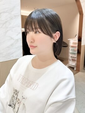 ロンド ブランシュ 錦糸町北口(Lond blanche) 黒髪ボブルフネビージュ小顔ワンレン