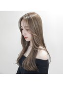 韓国風ツヤ髪ロング