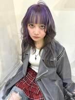 ラ キング(LA KING)&nbsp;ミルクティーグレージュマッシュボブフェイスフレーミング40代