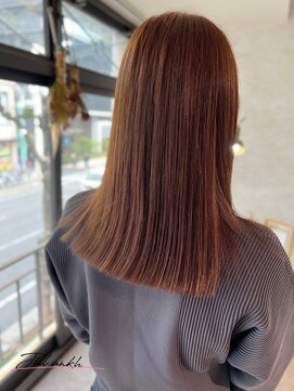 ジル アンク(Jill ankh) 《姫路　Jillankh》オリーブベージュ　ダブルカラー　赤み消し