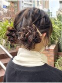 ヘアセット/ヘアアレンジ/ツインアレンジ/シニヨン