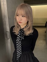 ニール(nier) ミルクティーベージュカラーグレージュ広島ハイトーン広島美容院