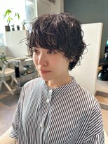 アム(amu)&nbsp;マッシュショート/パーマ/ショートパーマ/マッシュウルフ