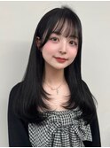 【LICCA 伊崎優李】韓国ヘア/レイヤーカット/前髪/姫カット