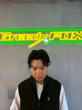 グリーディーフォックス 代々木(Greedy FOX) 波巻き/ハイライト/マッシュパーマ/ウルフ[シェービング]