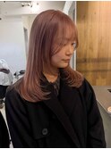 乾かすだけでキマる髪/馴染むハイトーンピンクカラー