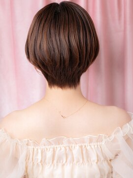 カバーヘア 上尾西口店(COVER HAIR) シースルーバング大人美人丸みショートマッシュY上尾30代40代