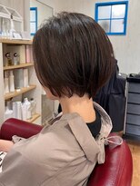 マルキーズ(marquise)&nbsp;ニュアンスパーマショートスタイル【安佐南区】