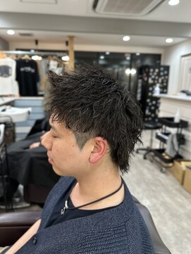 スウェル 船橋店(Swell) #MEN’S HAIR#サーフカール#刈り上げセンターパート#船橋