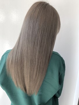 ヨクヘアーギオン(Yok hair GION) 【ロング（髪質改善）】×【ミルクグレージュ】