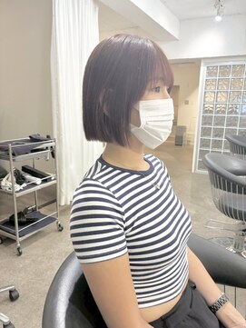ハムレッツ 名古屋 ボブ、ショートボブ、ショートヘアー髪質改善縮毛矯正白髪染め◎