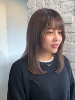 バンビ ミムデオム(BAMBI MIMU de HOMME)&nbsp;小顔顔周りカット × 透明感ベージュ