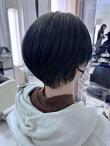 シック 大宮西口(CHIC) ルーツカラーカラーホワイト×ネイビー