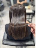 髪質改善縮毛矯正で叶える艶髪ストレート【平塚】
