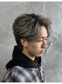 刈り上げセンターパート/波巻きツイストスパイラル/高崎