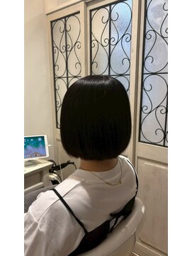 ルシードスタイル グローバルディー 稲毛店(LUCIDO STYLE GLOBAL.D) 丸みボブ20代30代40代レイヤーカット韓国ボブ顔周り稲毛駅