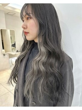 鏡と星 高田馬場 インナーカラー/gray/inner color/ダブルカラー