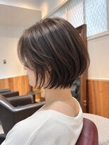 スチャステニィーバイルミ 日ノ出町店(Stastny by Lumi)&nbsp;小顔レイヤーショートボブ×艶ブラウン