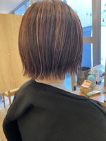 アースエレガンス 田町店(EARTH Elegance)&nbsp;切りっぱなしボブ×アンブレラカラー