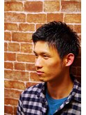 アップバングショート【五反田】<理容室/メンズ/ショート>