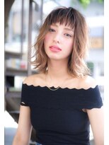 シエナ 渋谷(Siena)&nbsp;siena エアリーミディxアイスグラデーションベージュ