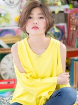 カバーヘア イヴ 戸頭店(COVER HAIR EVE)&nbsp;*EVE戸頭*アシンメトリー★くせ毛風大人ピュアショートa