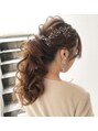 シェリ ヘアデザイン(CHERIE hair design) ブライダルヘアのご相談もお気軽に♪アレンジにあったカラーも◎