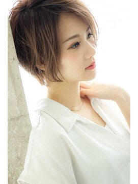 オンリエド ヘアデザイン(ONLIed Hair Design) 【ONLIed】プラチナベージュ×ハンサムショート