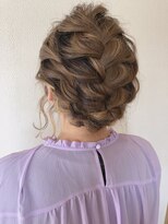 ヘアーサロン シム(hair salon Cime)&nbsp;華やか三つ編みアップ【Cime】