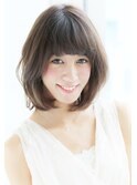 小顔カット×ゆるふわボブ
