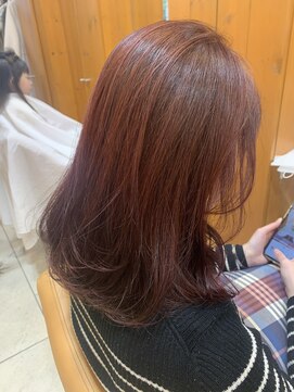 ヘアーアンドメイク エクリ 不動前店(Hair&Make equri) 透明感バツグン！Redブラウン☆
