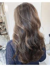 《デザインカラーはコレ☆》カット+エアタッチブリーチ+カラー　￥20000