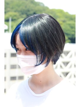 ビアージュ(Viage) 【前髪のインナーカラーも可愛い】ショートインナーカラー