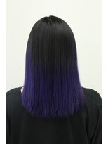 クリーン ヘアデザイン(CLLN hair Design)&nbsp;【CLLN】ダークブラック×ディープバイオレットグラデーション