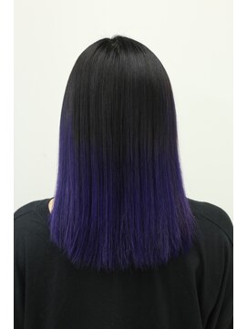 クリーン ヘアデザイン(CLLN hair Design) 【CLLN】ダークブラック×ディープバイオレットグラデーション
