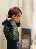 ヘアールーム プリズム(Hair room Prism) カラー2ブロック☆前髪長め