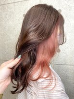 オアシス ガーデン 熊谷店(Oasis GaRDEN)&nbsp;韓国風インナーカラー×ベビーピンク