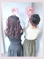 新宿コットン(cotton hair)&nbsp;二人でヘアメ
