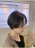 ハンサムショート×【脱白髪染めハイライト】平尾/高宮