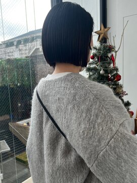 ロンド 表参道店(Lond) 韓国ボブ 髪質改善 タッセルボブ ボブ 縮毛矯正